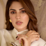 Rhea Chakraborty x Ivory Crescent Jacket Set