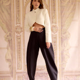 Rhea Chakraborty x Ivory Crescent Jacket Set