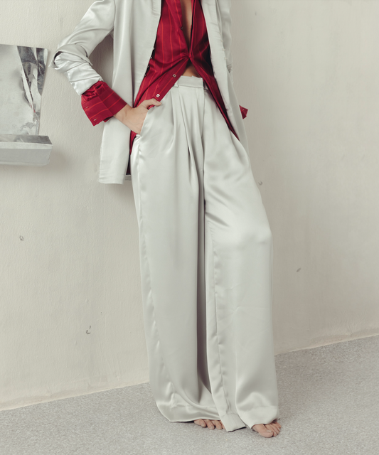 Gray Mist Straight Pants
