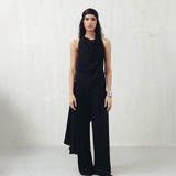 Bristol Black Cowl Top