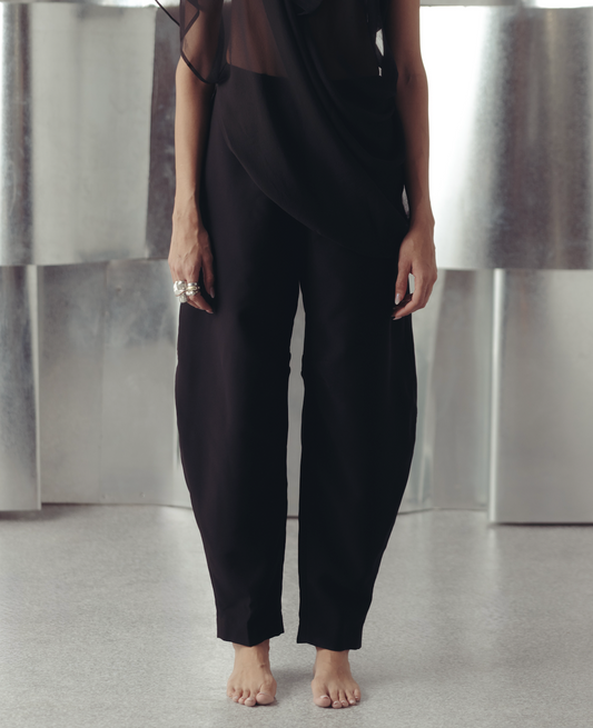 Bristol Black Barrel Pants
