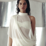 Antique White Crepe Bralette