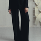 Bristol Black Crepe Trousers