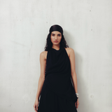 Bristol Black Cowl Top