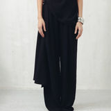 Bristol Black Crepe Trousers