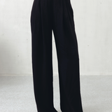 Bristol Black Crepe Trousers