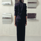 Evening Blue Straight Trousers