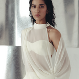 Antique White Crepe Bralette