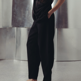 Bristol Black Barrel Pants