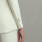 Antique White Crepe Pants