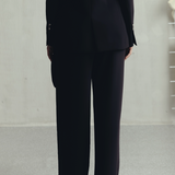 Bristol Black Crepe Trousers