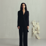 Bristol Black Crepe Trousers