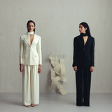 Bristol Black Crepe Trousers