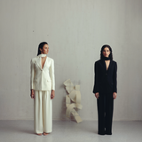 Bristol Black Scarf Blazer