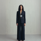 Gray Contours Pinstripe Hourglass Blazer