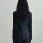 Gray Contours Pinstripe Hourglass Blazer