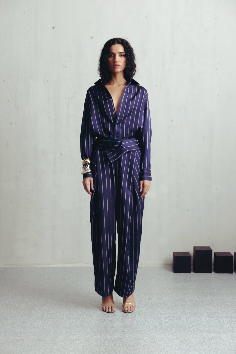 Parachute Purple Pinstripe Flap Pants