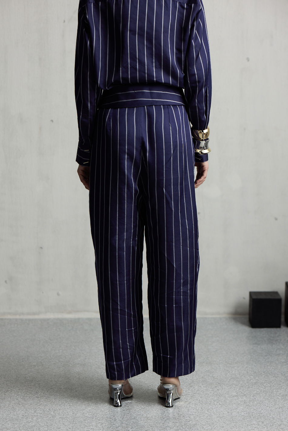 Parachute Purple Pinstripe Flap Pants
