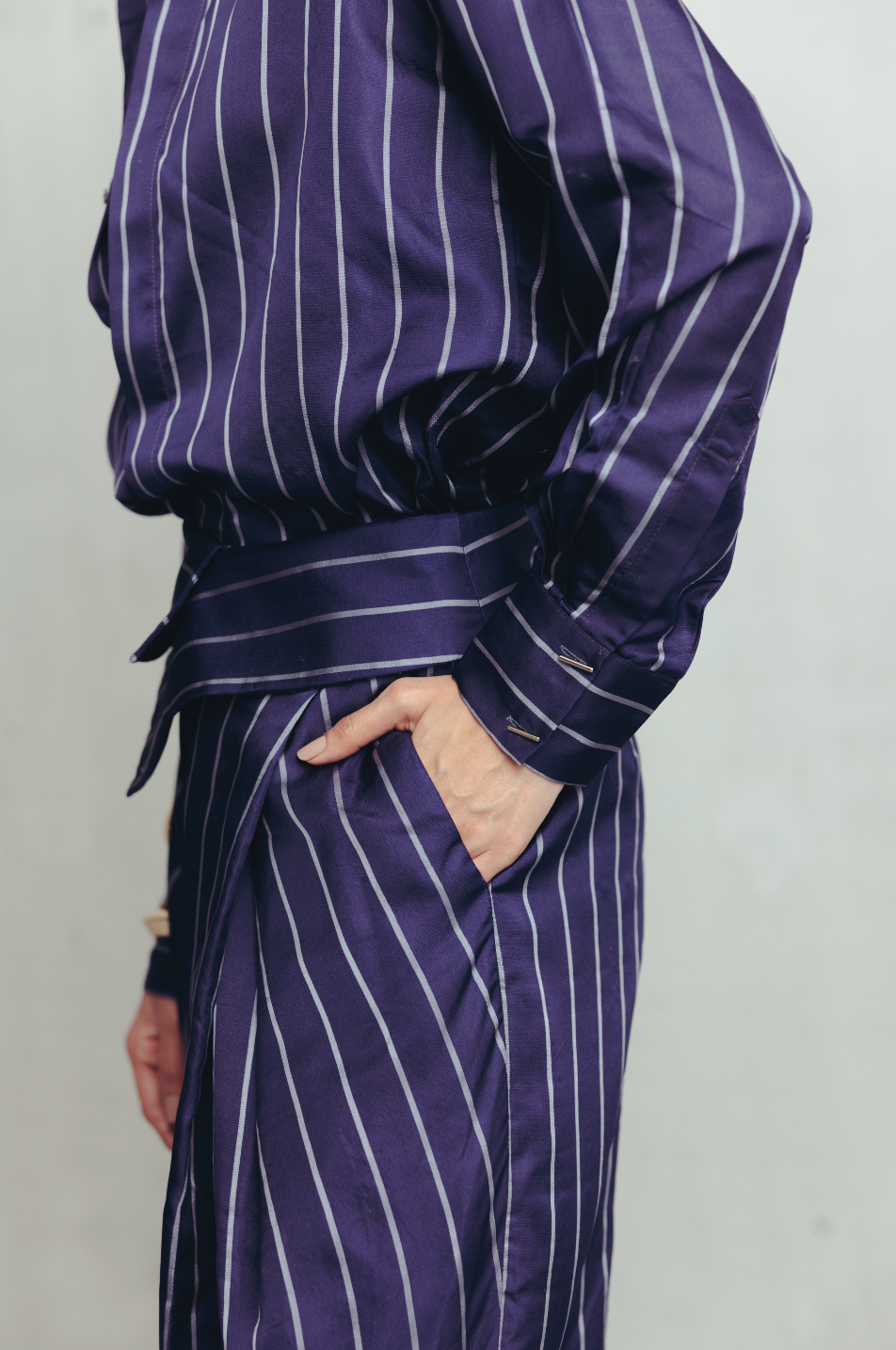 Parachute Purple Pinstripe Shirt