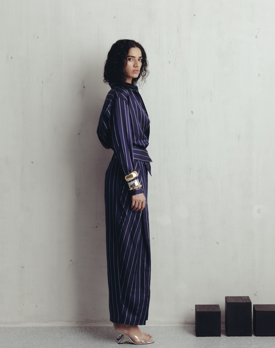 Parachute Purple Pinstripe Shirt