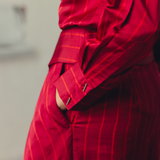 Jester Red Pinstripe Shirt