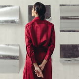 Jester Red Pinstripe Shirt