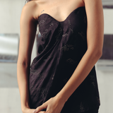 Black Iris Embroired Corset & Pants