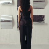 Black Iris Embroired Corset & Pants