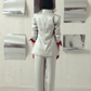 Gray Mist Funnel Neck Jacket