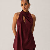Oxblood Cut Out Co-ord