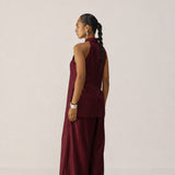 Oxblood Cut Out Co-ord