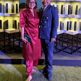 Wine Jacket with Trousers