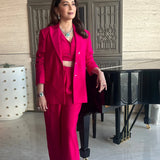 Madhuri Dixit x Slightly Pink Three Piece Suit