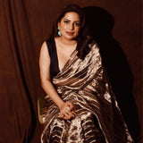 Mallika Dua x Boysenberry Tissue Sari