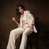 Ivoire Three Piece Pantsuit