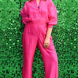 Sonali Bendre x Pink Flambé Co-ord Set