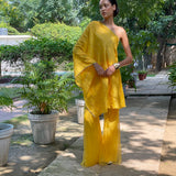 Sunny Yellow One Shoulder Set