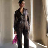 Seal Brown Open Back Co-Ord