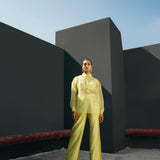 Citrus Lime Organza Co-Ord Set