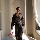 Seal Brown Open Back Co-Ord