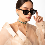 Ivory Organza  Co-ord Set