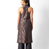 Gray Double Breasted Set