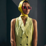 Electric Lime Double Breasted Set