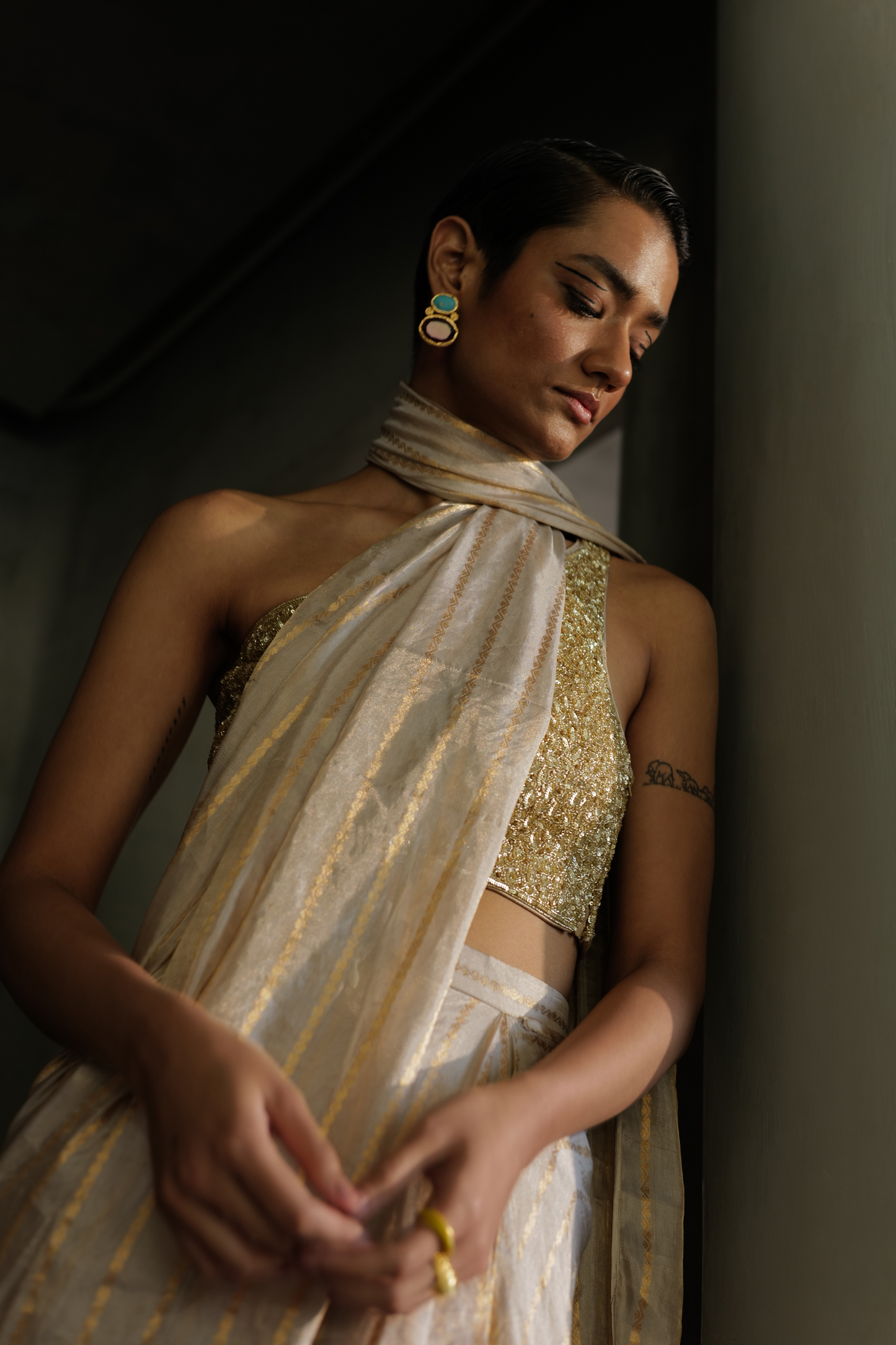 Moonbeam Drape Saree