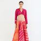 Prism Pink Bias Cut Skirt