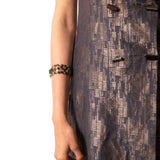 Gray Double Breasted Set