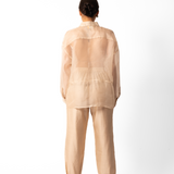 Ivory Organza  Co-ord Set