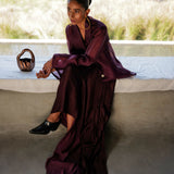 Kareena Kapoor x Baked Clay Organza Blazer With Drape Skirt