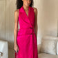 Pink C Jacket Set