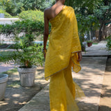 Sunny Yellow One Shoulder Set